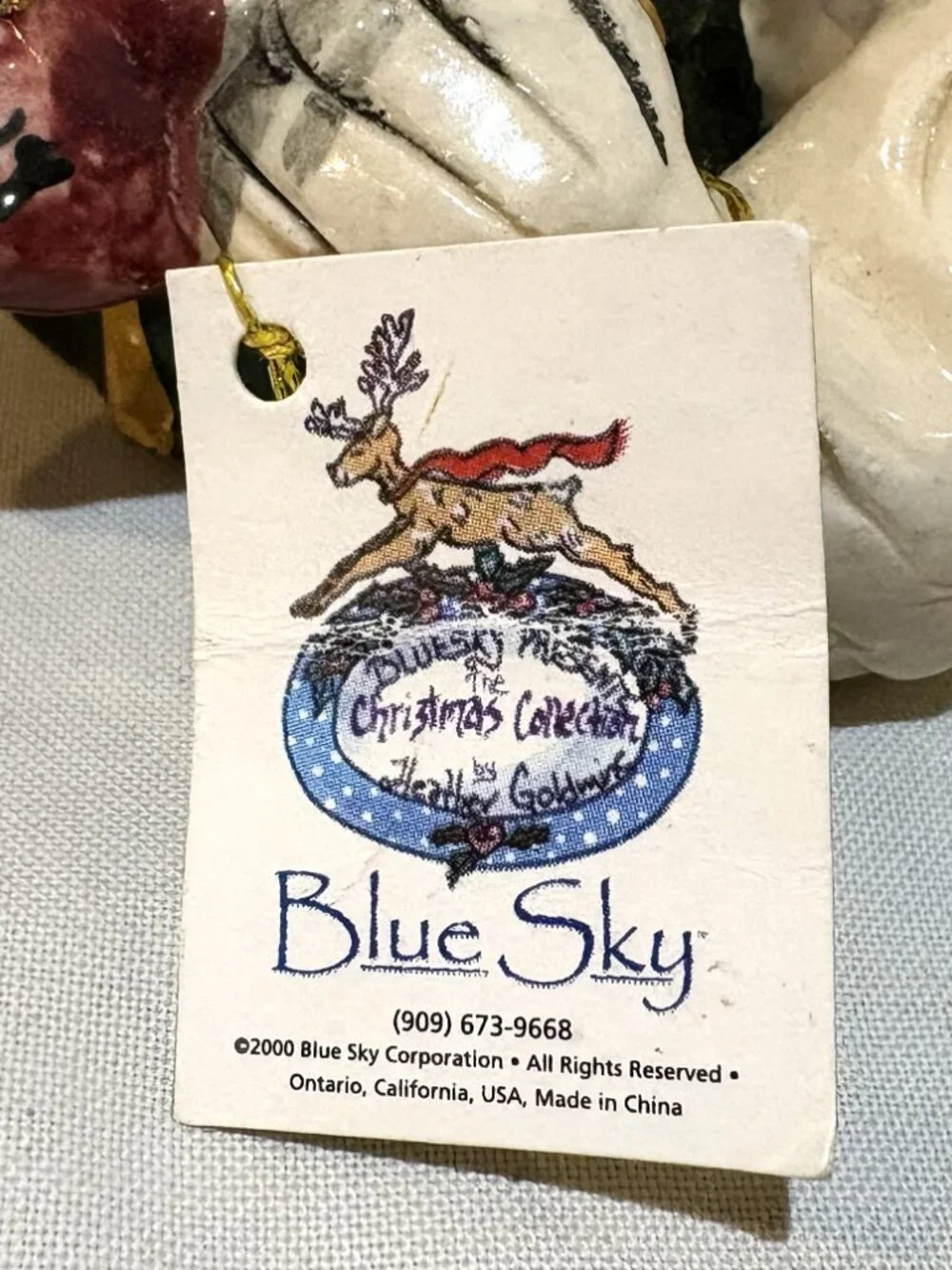 Blue Sky Polar Bear Votive Tealight Candle Holder Heather Goldminc LOVE Valentin